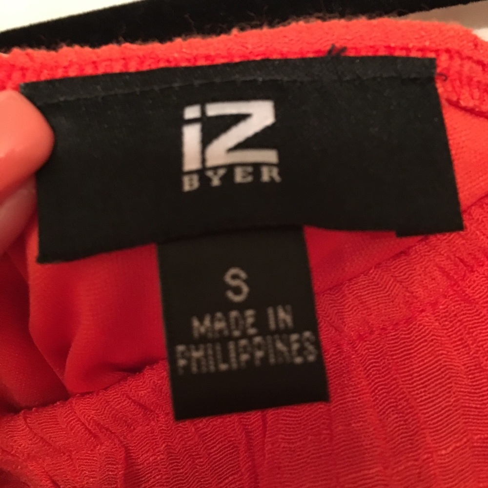 Dark Salmon color Strapless Ruffle Dress w/belt💐Host Pick💐 - Picture 6 of 8